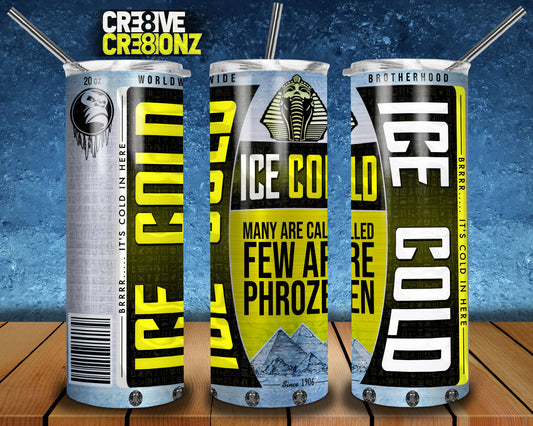 Alpha Phi Alpha "Ice Cold" Tumbler - Cre8ive Cre8ionz