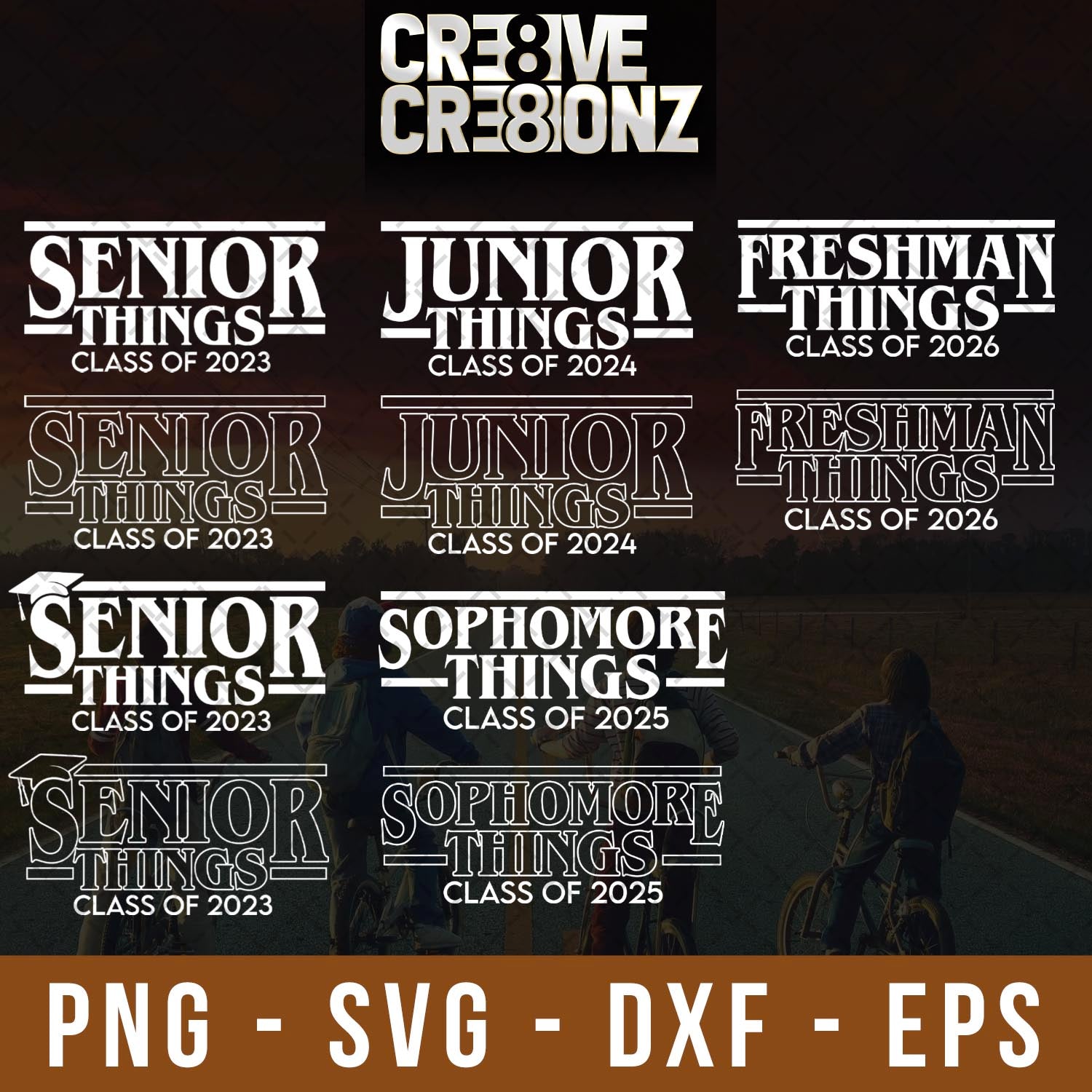 Senior Class Of 2024 SVG PNG Bundle