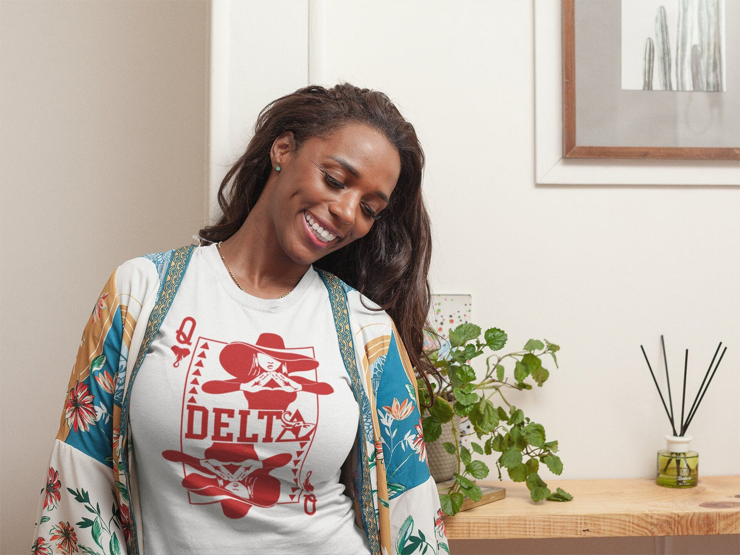 Delta Sigma Theta Queen Card Shirt - Cre8ive Cre8ionz