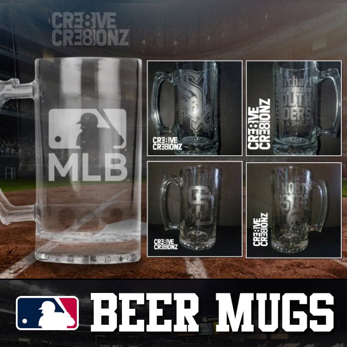 MLB Personalized Beer Mug - Cre8ive Cre8ionz