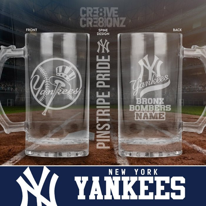 MLB Personalized Beer Mug - Cre8ive Cre8ionz