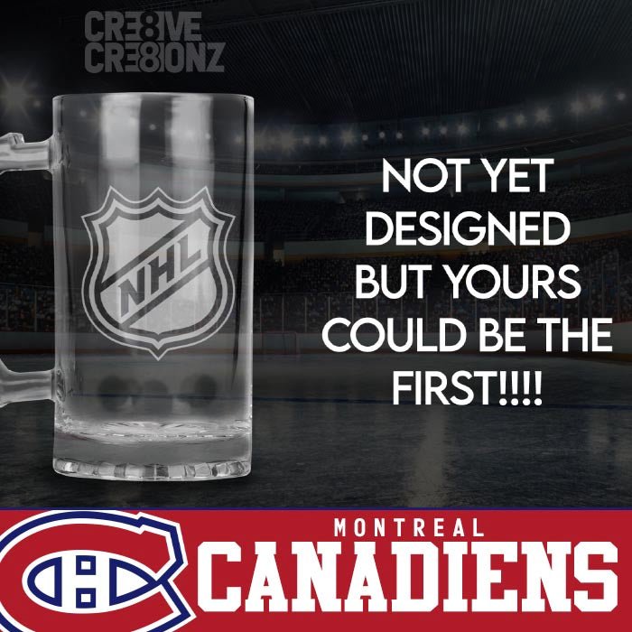 NHL Personalized Beer Mugs - Cre8ive Cre8ionz