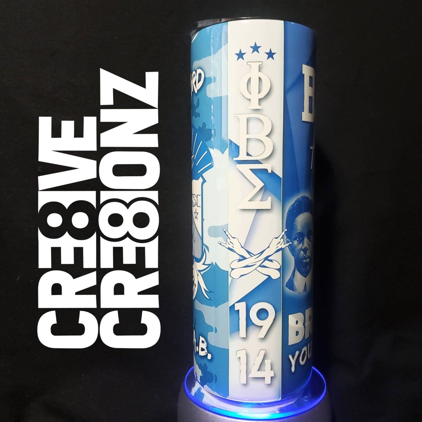 Phi Beta Sigma Tumbler - Cre8ive Cre8ionz
