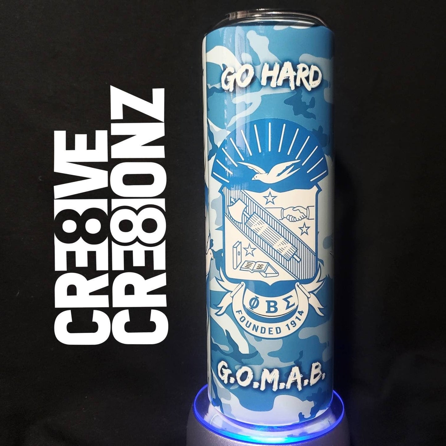 Phi Beta Sigma Tumbler - Cre8ive Cre8ionz