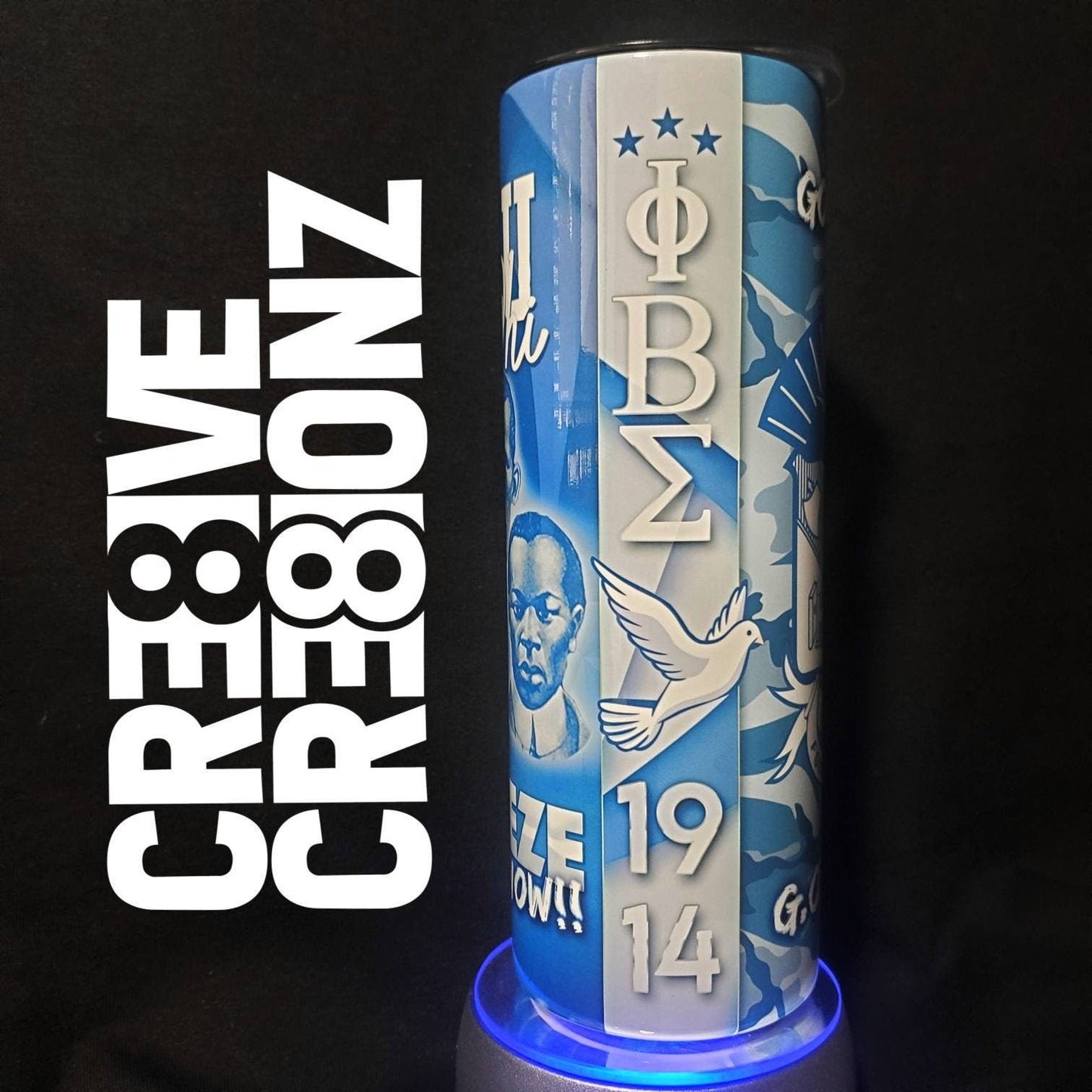 Phi Beta Sigma Tumbler - Cre8ive Cre8ionz
