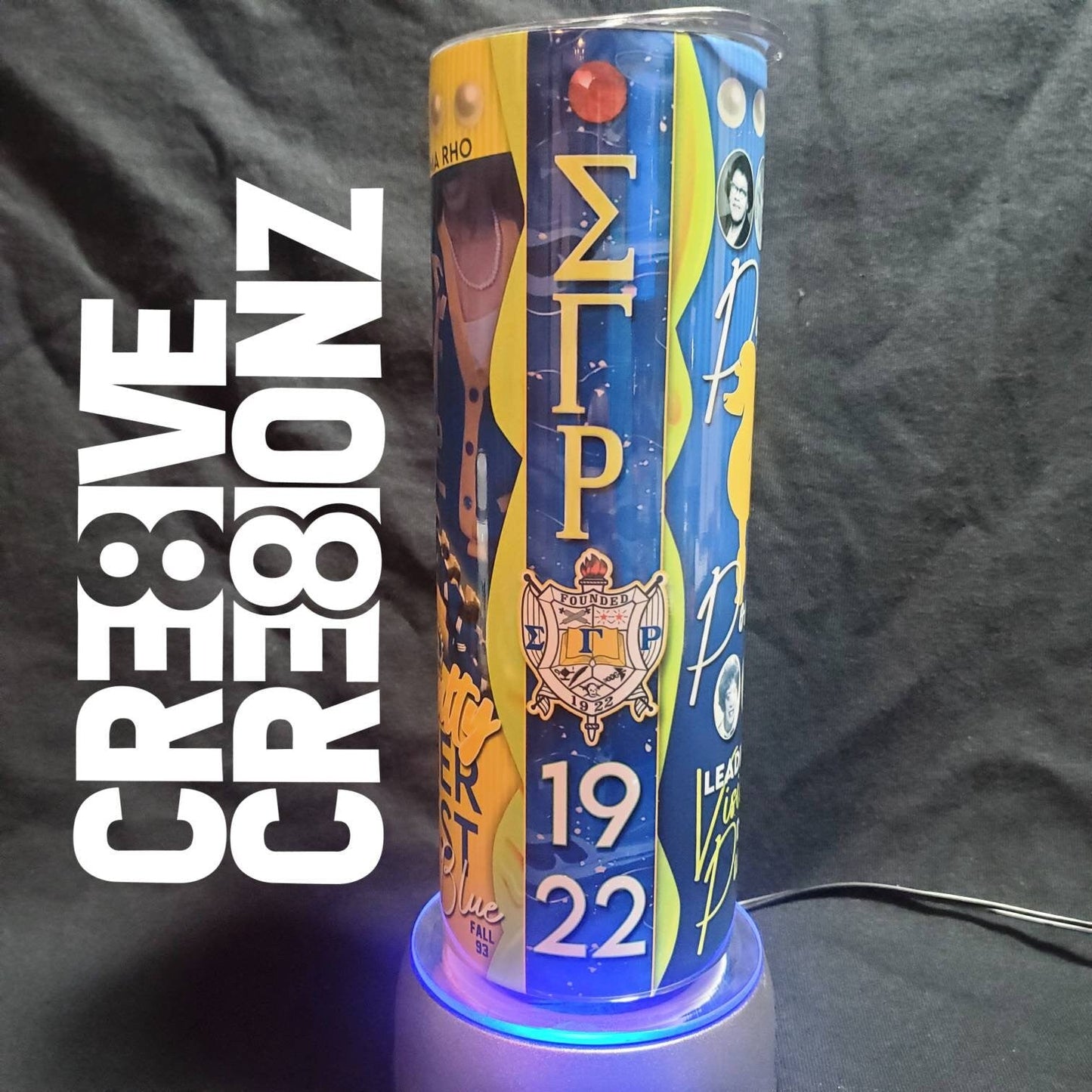Sigma Gamma Rho Tumbler - Cre8ive Cre8ionz