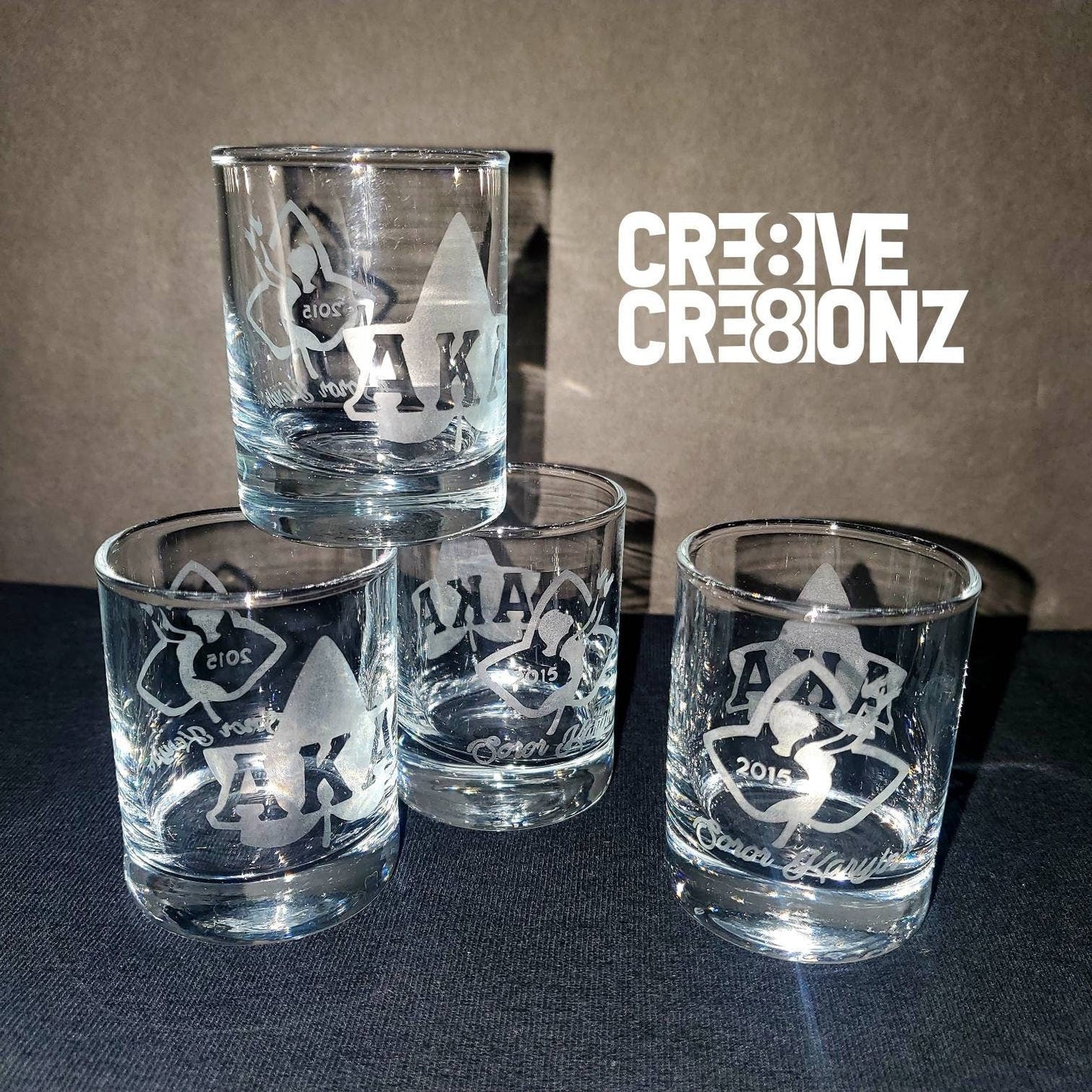 Zeta Phi Beta Glass - Cre8ive Cre8ionz