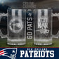 New England Patriots Personalized Beer Mugs - Cre8ive Cre8ionz