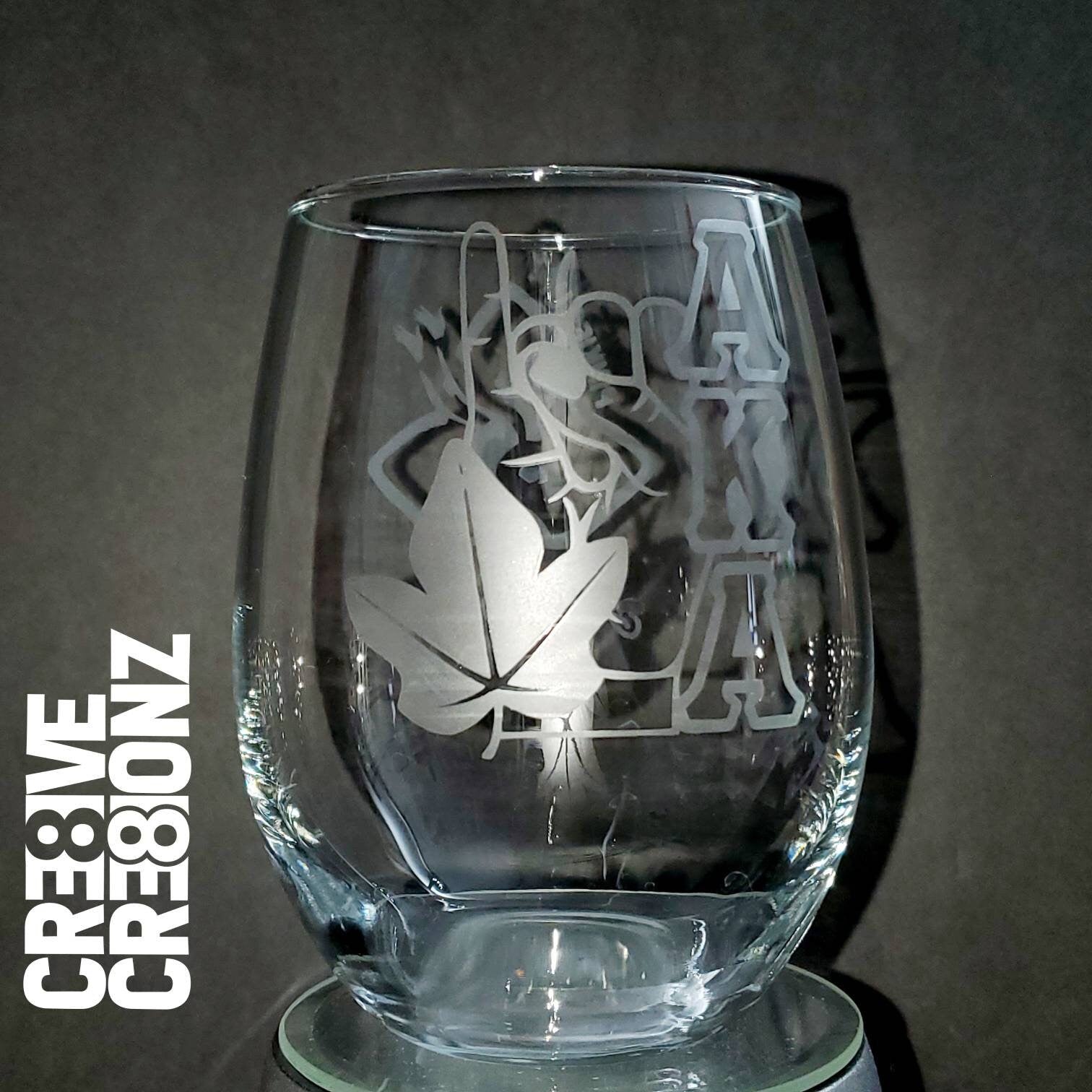 Alpha Kappa Alpha Glass - Cre8ive Cre8ionz