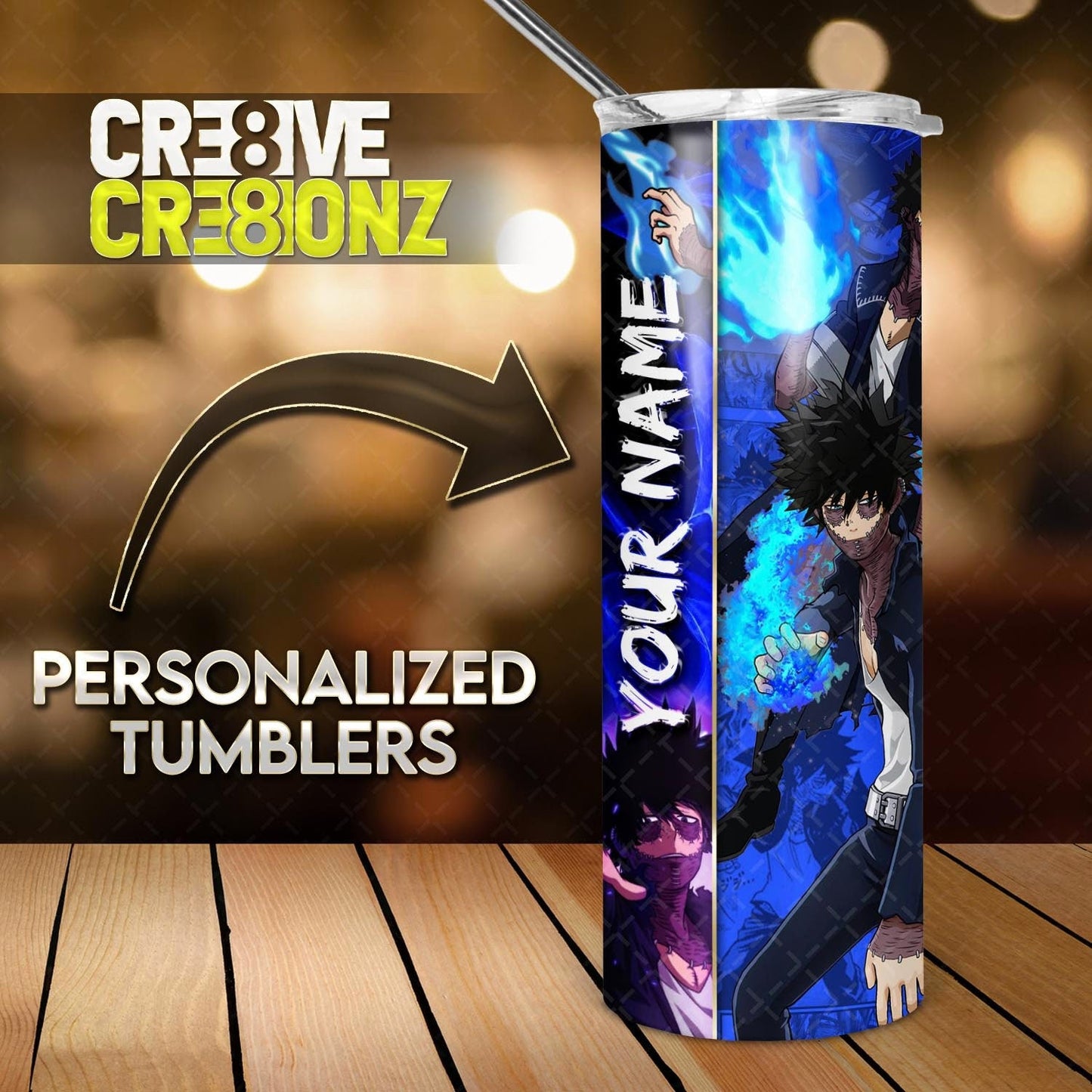 Custom Anime Tumbler - Cre8ive Cre8ionz