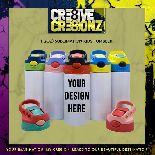 Custom Kids Tumbler (12oz) - Cre8ive Cre8ionz