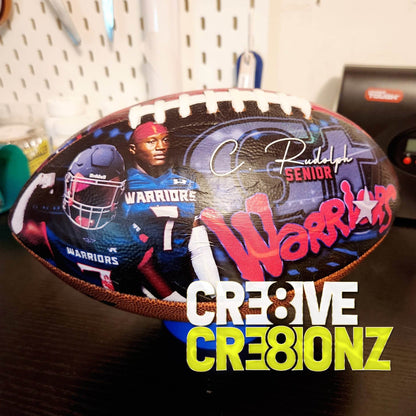 Custom Personalized Football - Cre8ive Cre8ionz