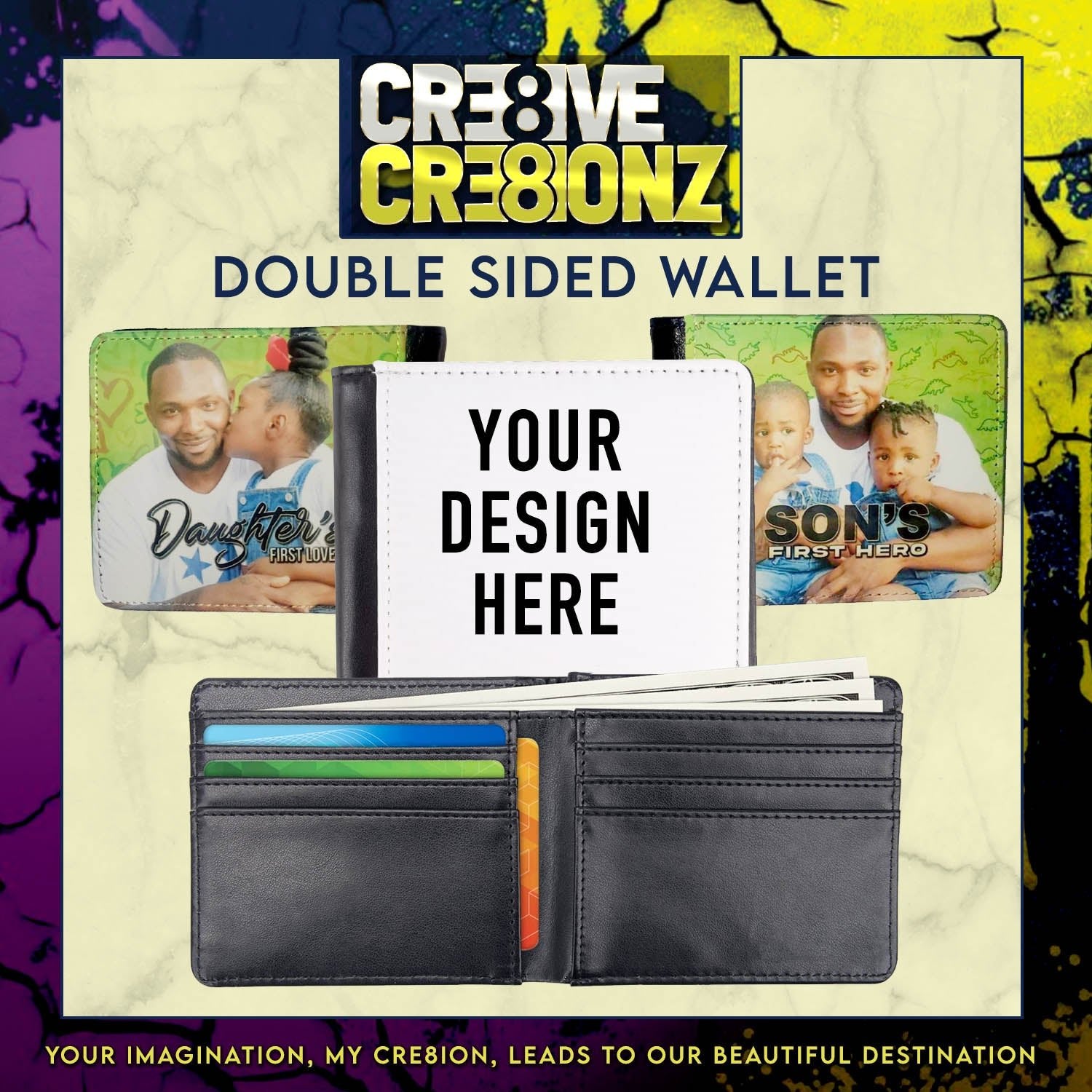 Custom Wallet - Cre8ive Cre8ionz