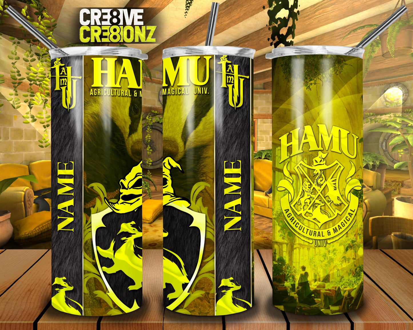 HAMU House Tumblers - Cre8ive Cre8ionz