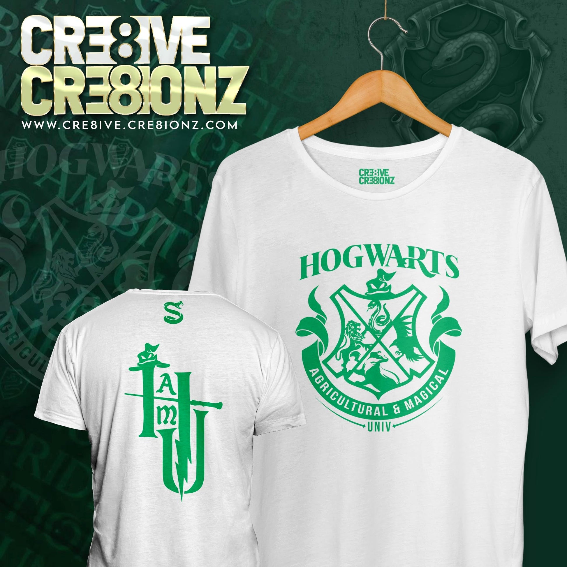 HAMU Slytherin Shirt - Cre8ive Cre8ionz
