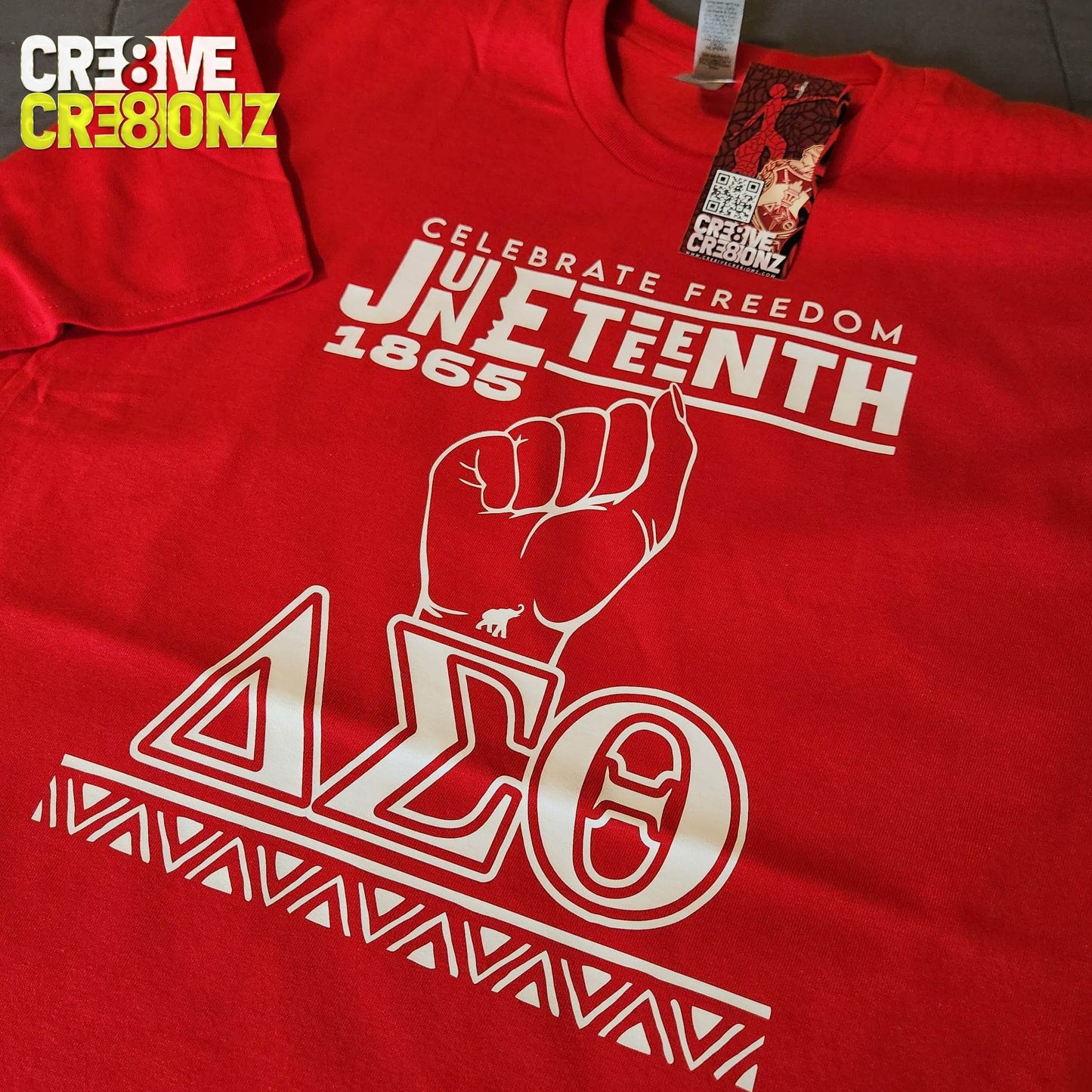 Juneteenth Delta Shirt - Cre8ive Cre8ionz