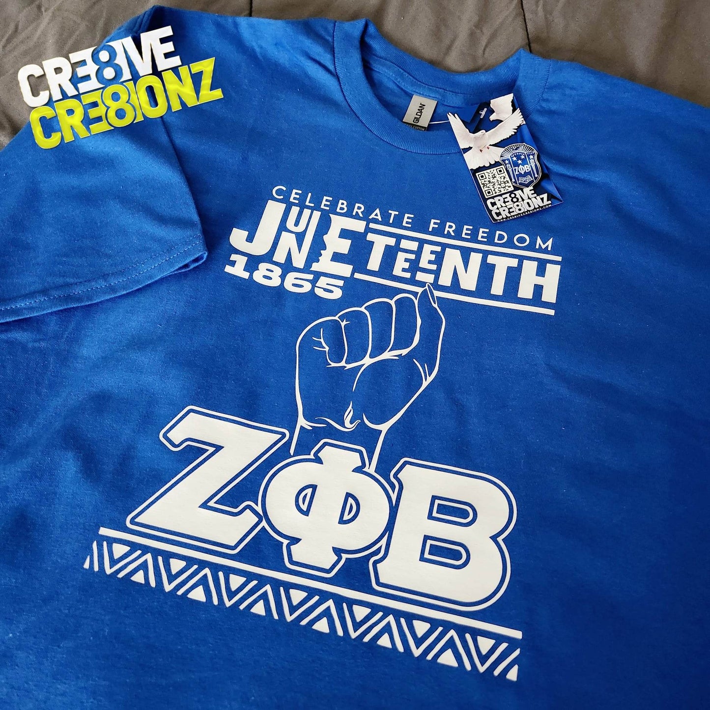 Juneteenth Zeta Shirt - Cre8ive Cre8ionz