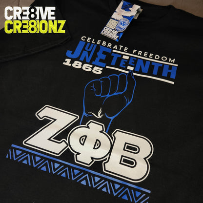 Juneteenth Zeta Shirt - Cre8ive Cre8ionz