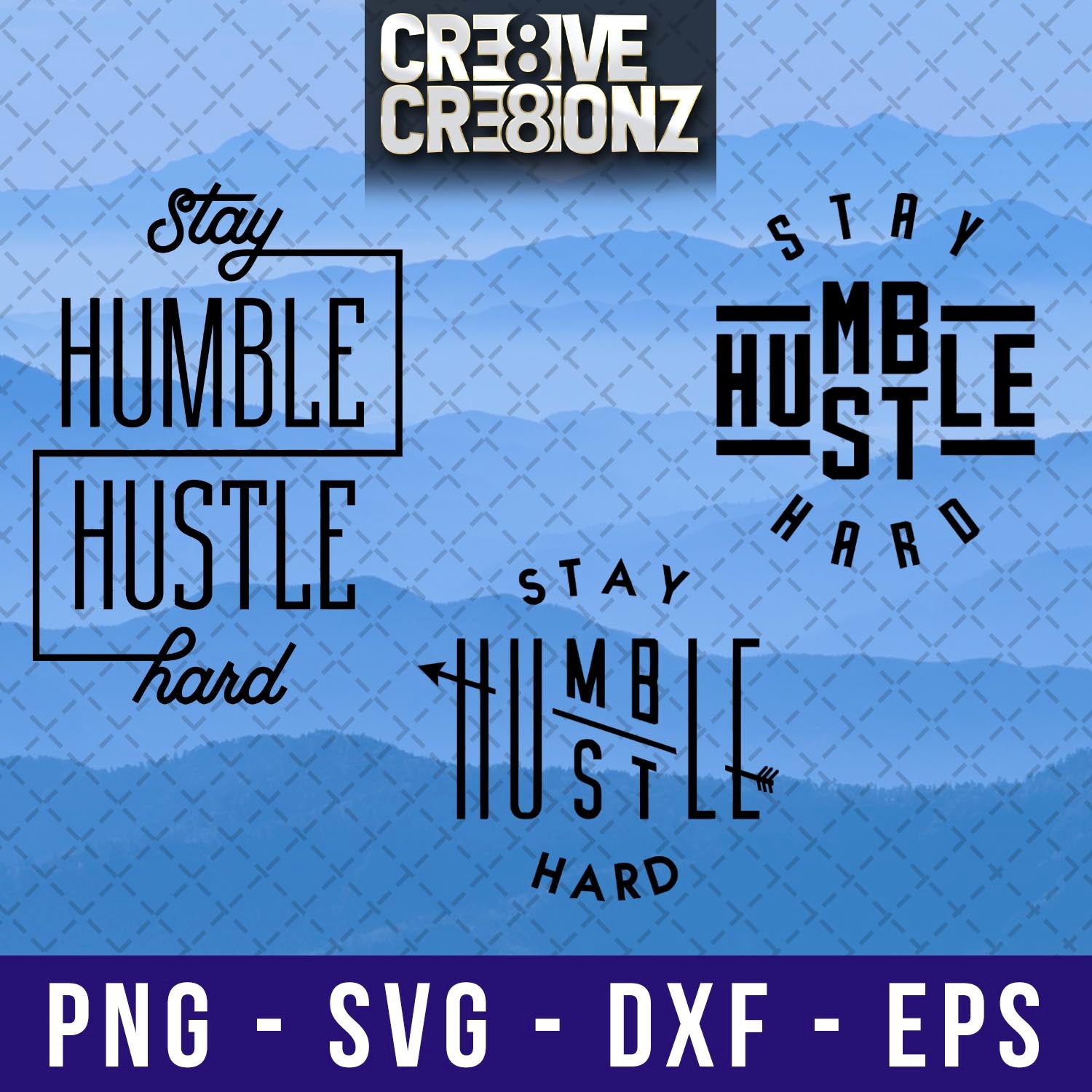 Stay Humble, Hustle Hard SVG - Cre8ive Cre8ionz