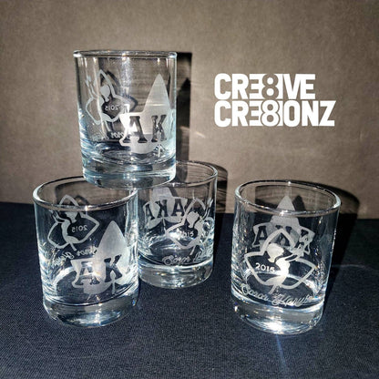 Zeta Phi Beta Glass - Cre8ive Cre8ionz